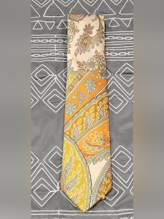 Brioni Other - Brioni Mens Paisley Handmade Silk Tie